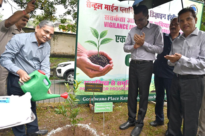 CMPDI conducts plantation drive